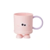 New large-eyed plastic pp water cup, student dormitory brushing and rinsing cup, washbasin cup, durable cup Item Picture